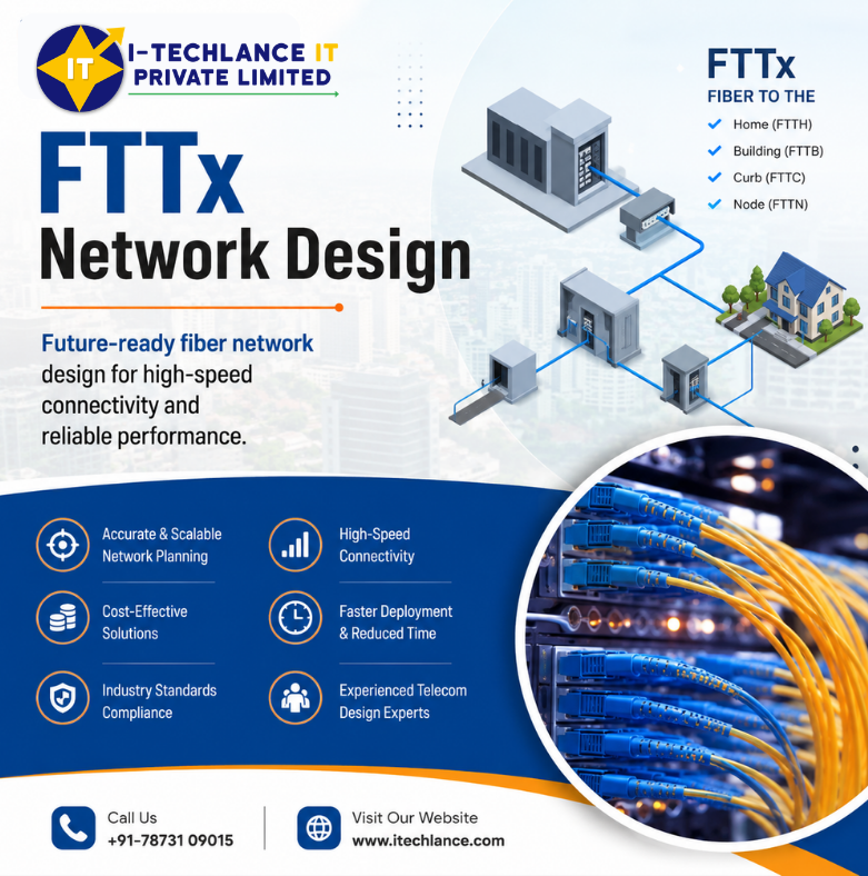 LanceItech's tweet photo. FTTx Network Design by Itechlance

🌍 Web: https://t.co/zfLcweV4En
💬 Call: +91-78731 09015
💬 Email: info@itechlance.com

#FTTx #FiberNetwork #NetworkDesign #TelecomEngineering #FiberOptics #BroadbandNetwork #TelecomSolutions #iTechLance #NetworkPlanning https://t.co/yY3yUJLwbS