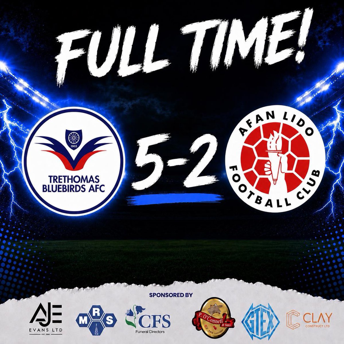 TreBluebirdsFC's tweet photo. A massive 3 points tonight.

A clinical performance tonight as we took our chances and made them count.

A special mention to Norton Ferreira who was unplayable, bagging a well-deserved hat-trick

Thank you to everyone who came out to support us tonight💙 https://t.co/6wISqJXXkd