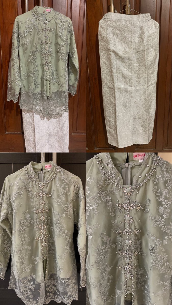 eomkity's tweet photo. wts kebaya + songket silver

• masih baru bukan preloved
• under 300k satu set
• bisa oren

tag. kebaya wisuda lamaran kondangan abu abu hijau rok putih https://t.co/B55RfhJ56t