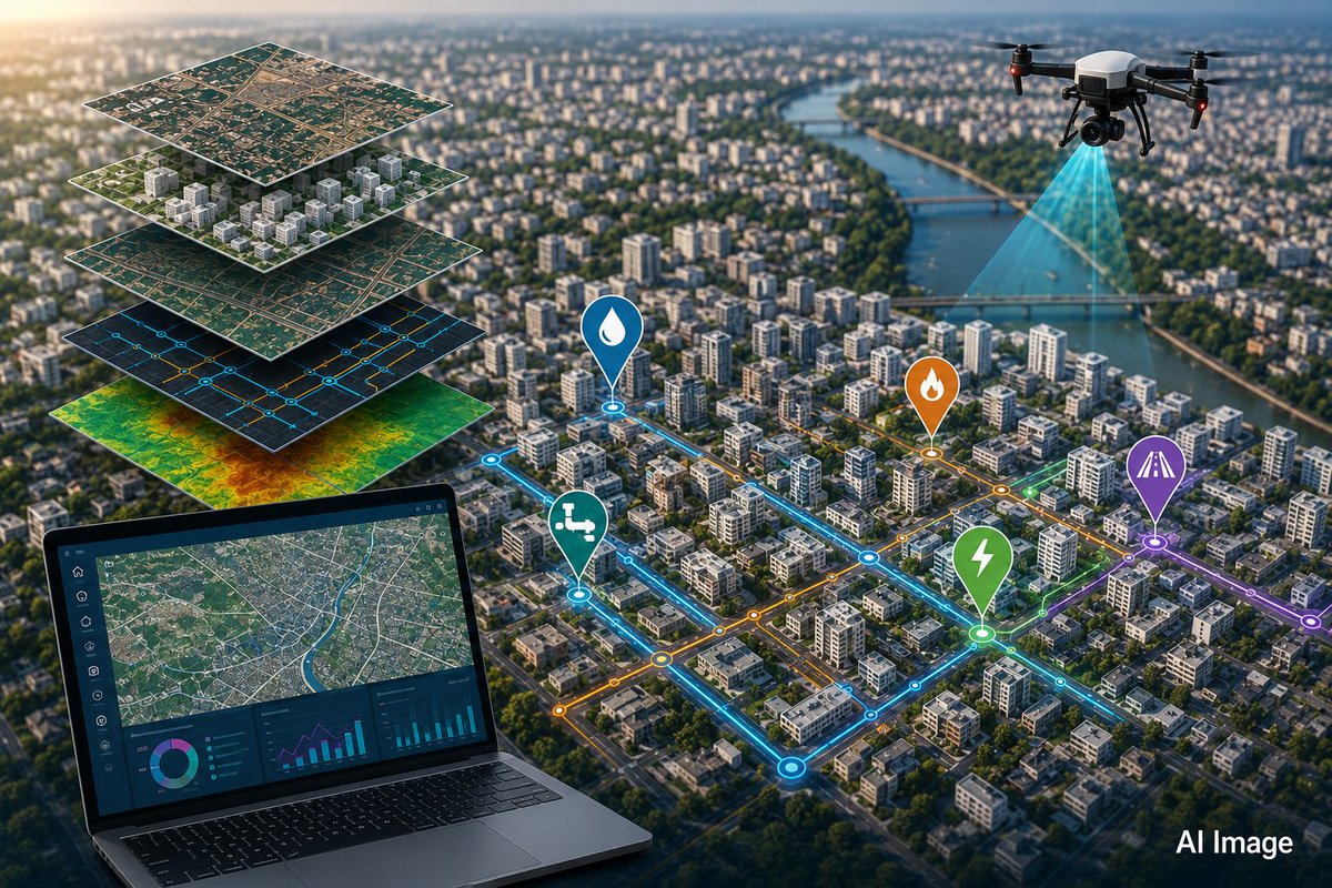 DeshGujarat's tweet photo. AMC Approves New GIS Mapping System for Ahmedabad; 25 Lakh Properties to Get Digital IDs
https://t.co/UmNaSbKqb3 https://t.co/jrDXTwdIof
