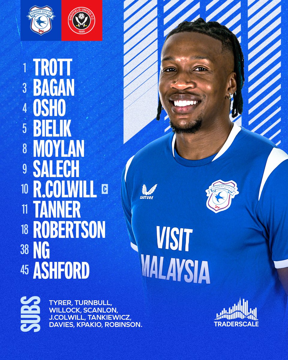 CardiffCityFC's tweet photo. 🔢

Krystian Bielik makes his City debut. Gabriel Osho returns to the starting XI following injury.

#CityAsOne | @traderscale https://t.co/tF1NL4LNGC