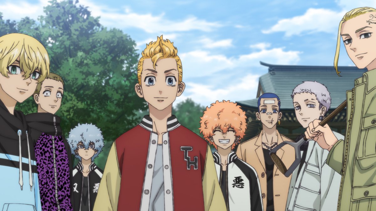 anime_toman's tweet photo. 「12年後の東卍結成日――
　またこのメンバーで集まろう！！」

TVアニメ『#東京リベンジャーズ』三天戦争編
🔥第4弾PV公開中🔥
https://t.co/LxNwcGJ3uk

2026年10月2日より放送開始！

#toman_anime #東リベ https://t.co/WyUz4KMN8T