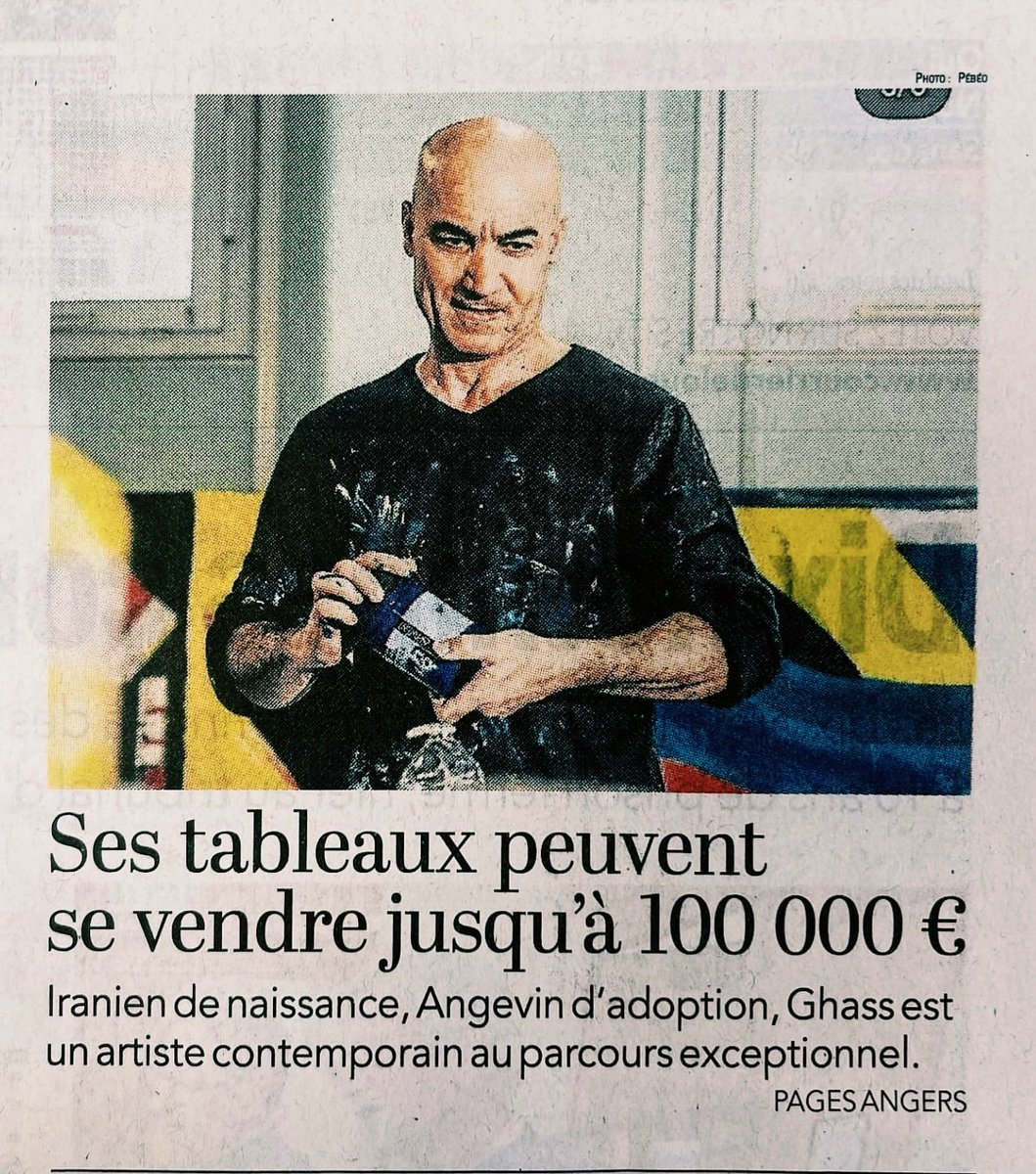 GRKGallery's tweet photo. Le Courrier de l'Ouest met en lumière le parcours artistique de #Ghass, artiste de renommée internationale.
De la peinture à la sculpture, puis à l’art public, l’article retrace un parcours guidé par la création, le partage et un engagement constant en faveur de la paix. https://t.co/oIs2KL1Hd7