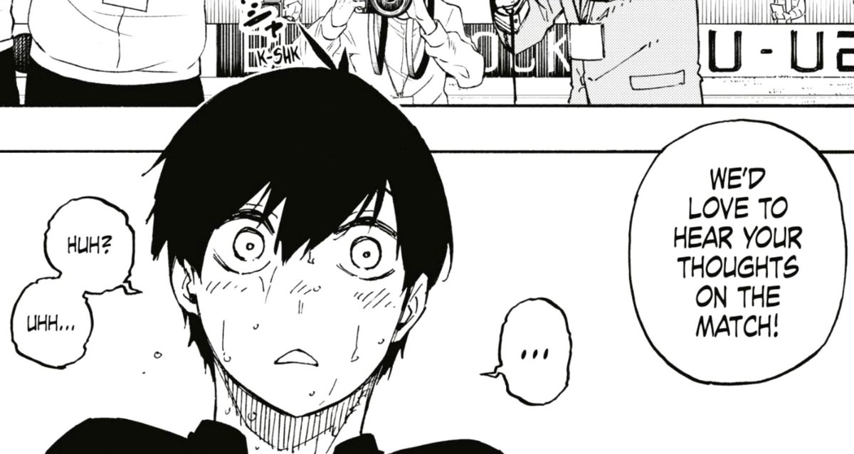 Arieslikesbllk's tweet photo. The difference between his first interview and his latest interview is quite clear

Isagi grew more confident over time
My boy has come a long way 🥹 https://t.co/Ot4AyFhtn7