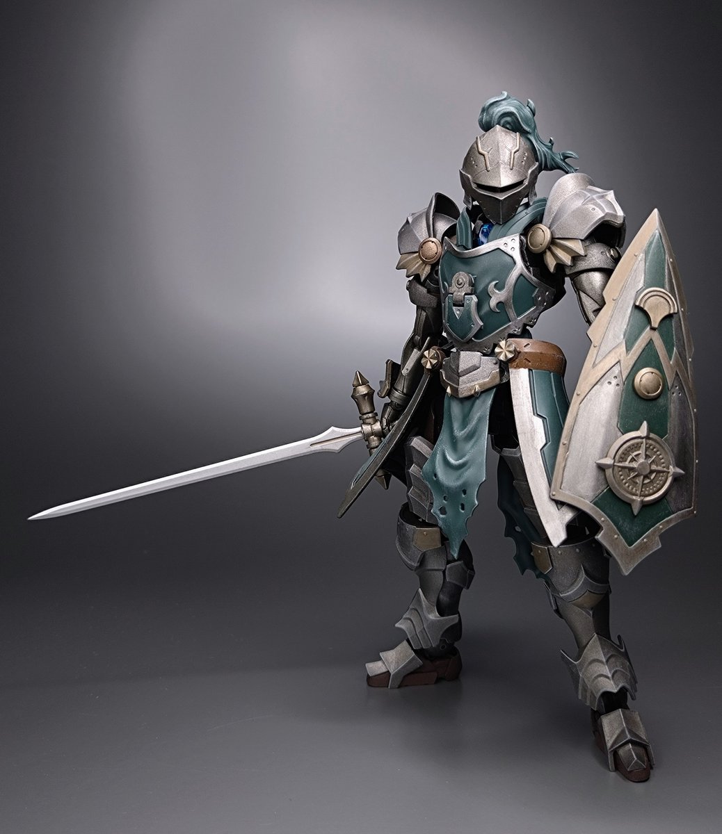 WATCHMEN_30MM's tweet photo. 【エージェントナイト・ヒラサカ】

アダマスカンパニーに与するエージェント。
騎���の戦闘力と諜報員の軽快さを併せ持つ。

敵対勢力を得意の剣術で無力化しながら、金ミスリルの捜索を行う。

「悪いがここを通してもらうぞ！」

#30MF財宝争奪戦
#武術で参戦 https://t.co/mgL5jPhrVJ