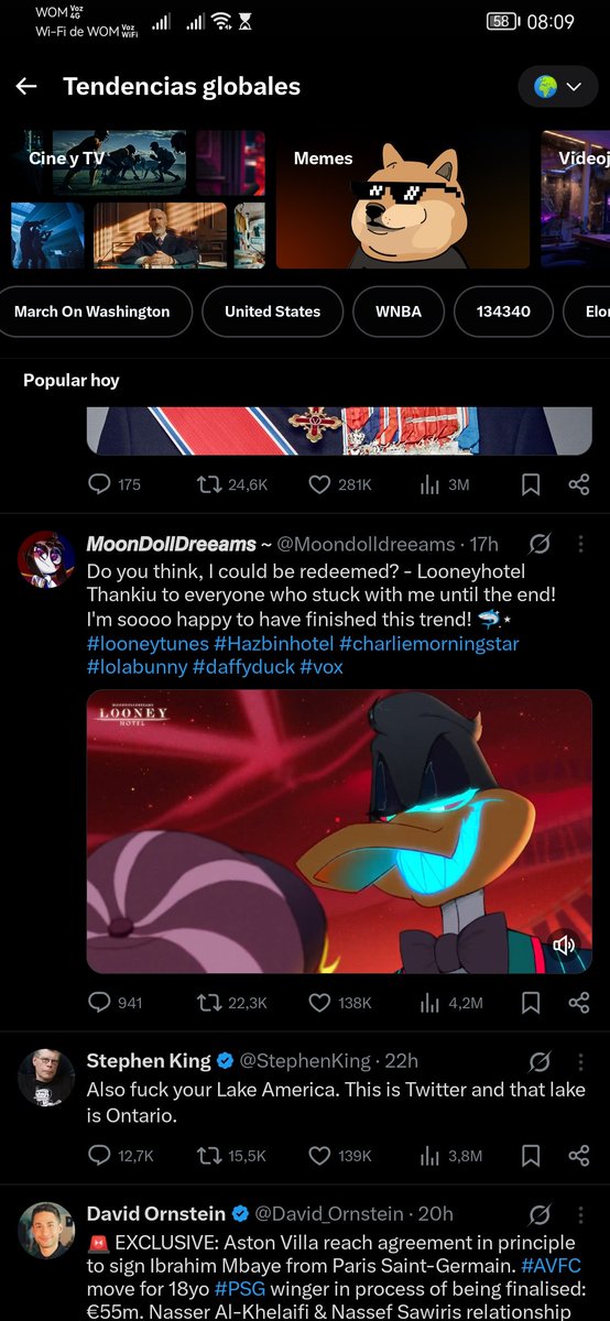 Moondolldreeams's tweet photo. Soy tendencia????, JAJAAJDJAJDJQJDJQJW OMGGGG, no puedo mas Jajsjajd, solo deseo que la Viv o alguien del elenco lo vea y le guste, especialmente vox sjdjdjdj✨💖✨💖✨💖✨🦈
#tendencia #hazbinhotel #LooneyTunes https://t.co/3QxdEacKOQ