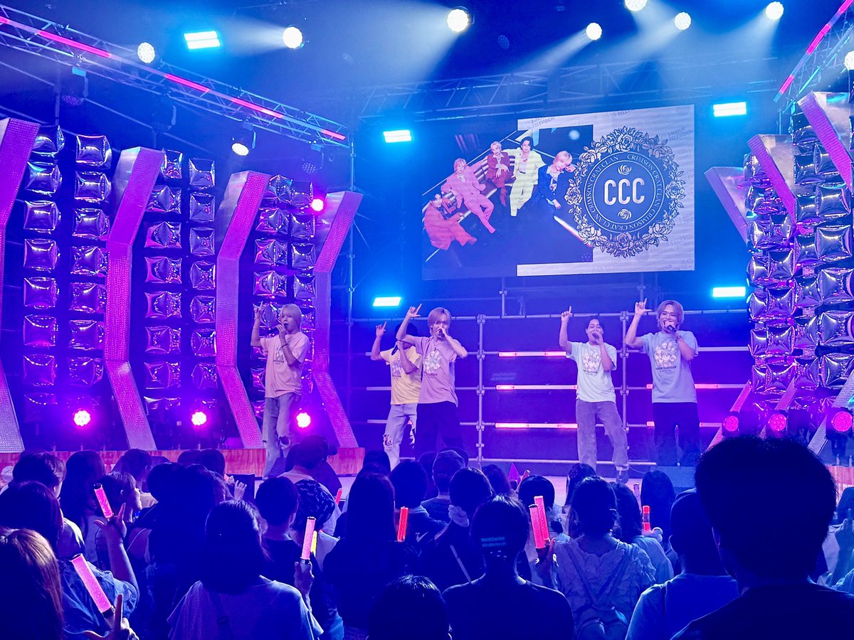 CrimsonCratClan's tweet photo. 中京テレビ
「24時間テレビ スペシャルLIVE」
ありがとうございました❤️‍🔥

今回CCCは、なんと3会場でライブをさせていただきました🎤✨

📍中京テレビ本社 プラザC
📍中部国際空港 セントレア
📍イオンモール名古屋茶屋

たくさんの方に出会い、音楽を届けることができた、とても貴重な1日になりました💫

各会場で応援してくださった皆さま、
本当にありがとうございました🌹

#CCC #CrimsonCratClan
#24時間テレビ #中京テレビ