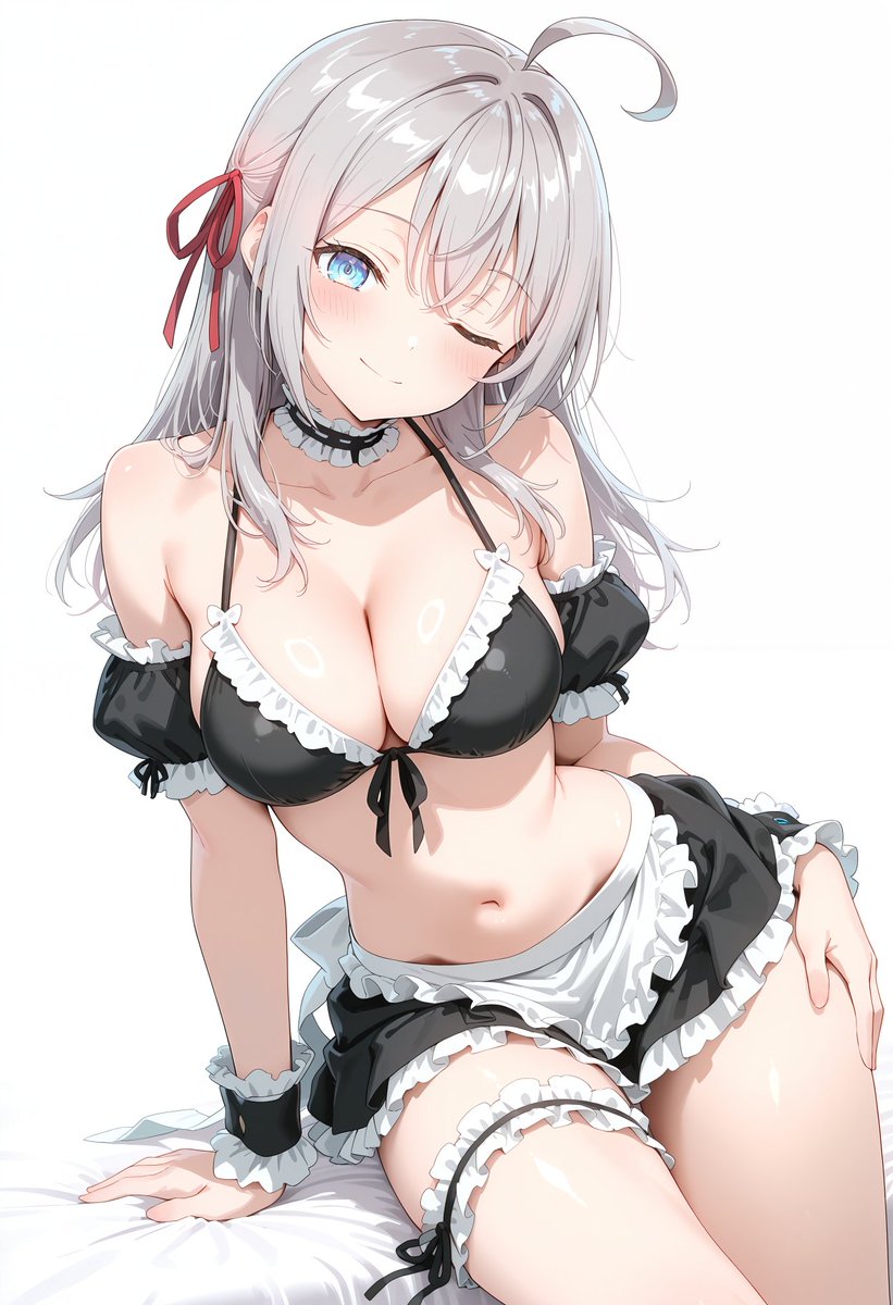 onionring_art's tweet photo. メイドビキニでお誘いなアーリャ🤗✨
アーリャ / Alya 
#ロシデレ

SFW anime-style illustration. No nudity, https://t.co/tAWXg9CfQm