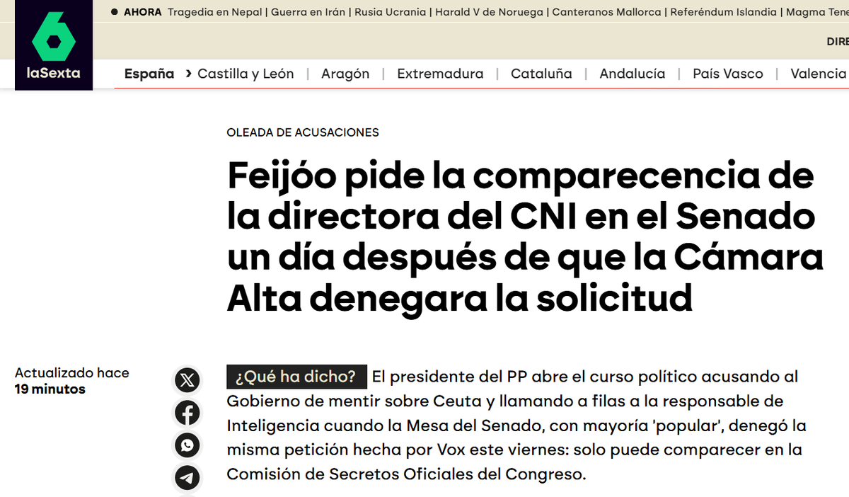PSOE's tweet photo. Una vez más, hemos confirmado que Feijóo volverá a ser jefe de la oposición.

Nuevo curso político, viejas costumbres.

Hay cosas que no cambian.

https://t.co/J4MuEYKYAl https://t.co/YvSfmpf5u4