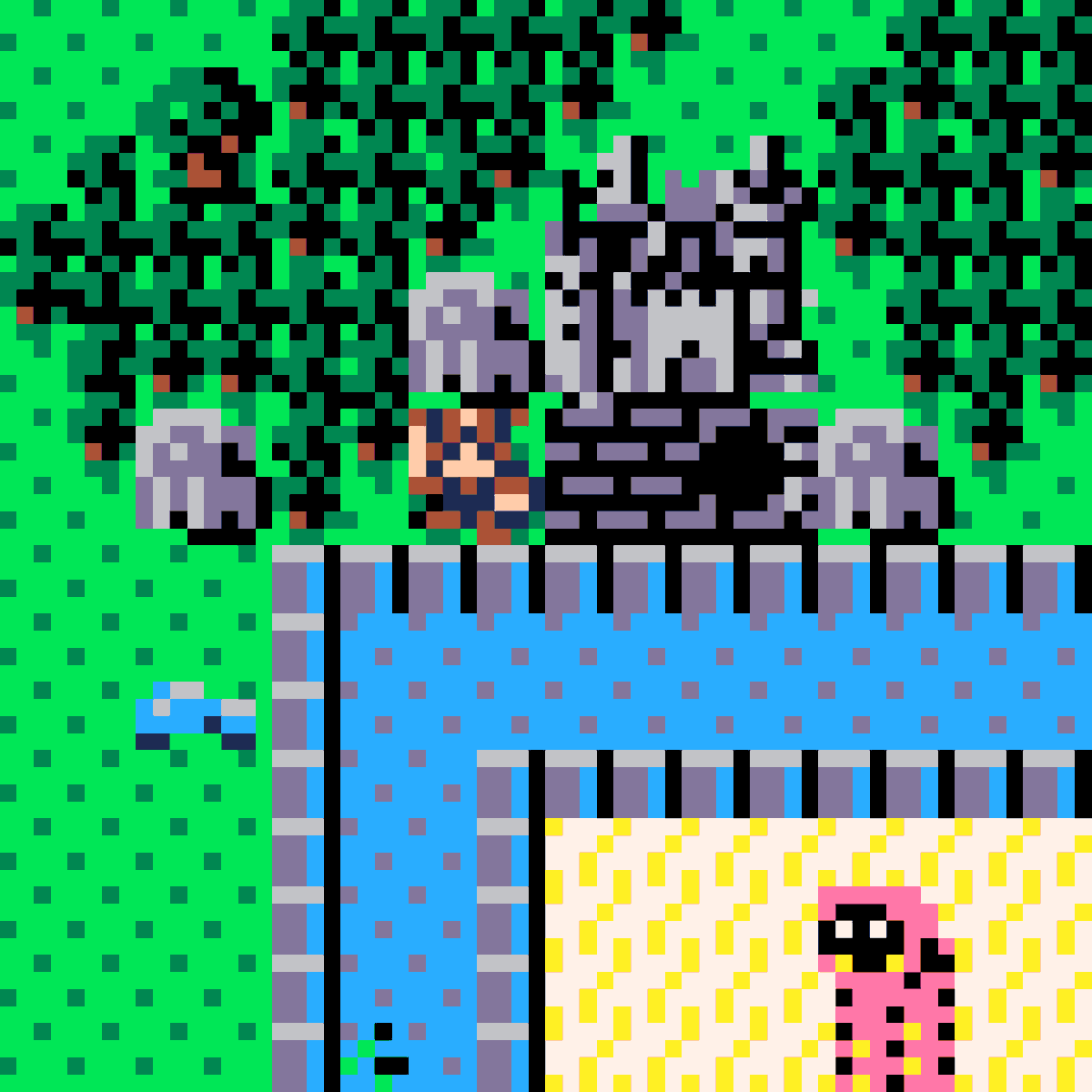 io_deng's tweet photo. ハイドライド・スペシャル pico-8 バージョン。
FC版を基にしたので、文字通りあくまでスペシャルから。
X1turbo 異次元バージョンもやってみようかな？あまりよく知らないけどｗ
#hydlide #ハイドライド https://t.co/4gRN6yQeEy