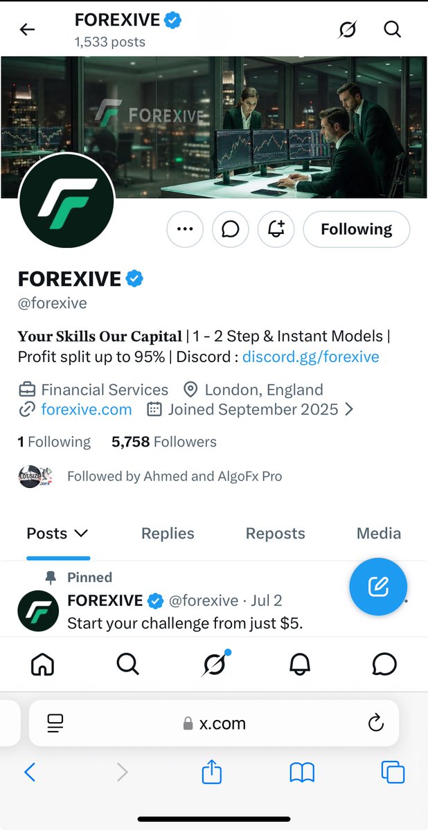 Hunter_ethx's tweet photo. @propfirmplaza2 @forexive Done https://t.co/6MwNx3DSXZ