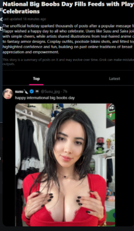 murtle0's tweet photo. This is GENNY!!!

TODAY IS LITERALLY NATIONAL "BIG BOOB DAY"!!! 

We have a new page trending with many girls posted their big boobs 

PINK is still at 3M, this is good! 

We've had so many goon coins run in the recent days...

Theres literally no better time to run "Boobcoin" other than today!

https://t.co/8i0NSgu0UI