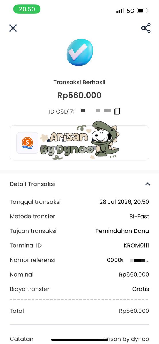 dynooofficial's tweet photo. 🎓WISUDA ARISAN BY DYNOO🥳
#dinootesti #arisanbydynoo #testiABD
 
arisan online yang pastinya trusted✨arisan yang dapat diandalkan di segala situasi dan menguntungkan yang pastinya 💯💯💯%%% amanah‼️bisa join di arisan by dynoo🤩🫶🏻
#arisan #zonauang

https://t.co/7asy17CqDt https://t.co/lGE7znUWWh