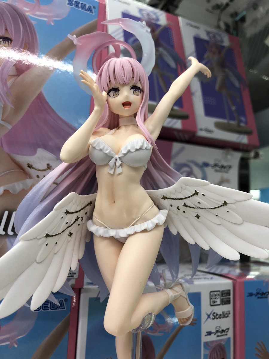 Taito_Akihabara's tweet photo. 【#プライズ】

今月の新景品です！

『ブルーアーカイブ
XStellar - ミカ (水着) -』が登場しました！

彼女と浜辺に二人、秘密の語らいへ───

全1種類で3階にて稼働中です♪

#タイトー #akiba #秋葉原 https://t.co/a4CtAsxyzj