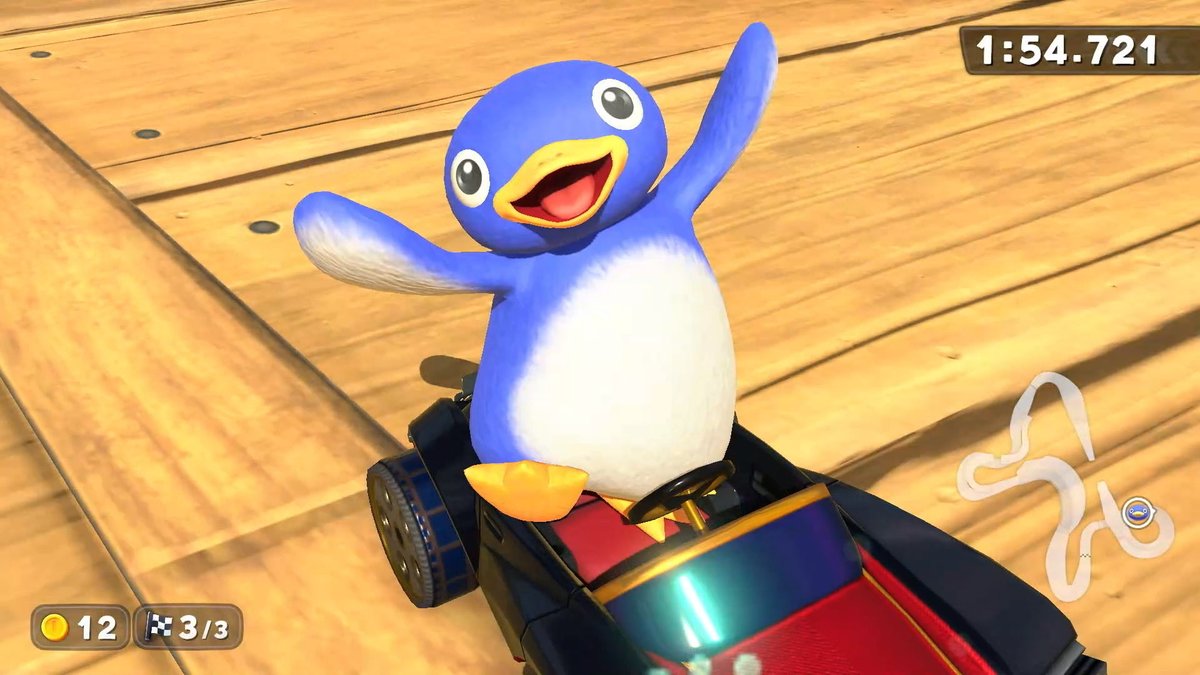 Marityuu_EX's tweet photo. 初めてWR取った時より嬉しい！！
本当に嬉しい🐧
#MKWorldWR https://t.co/SDRW5vYiSb