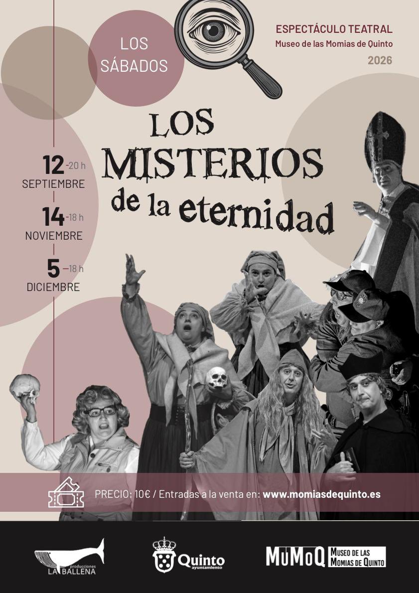 momiasdequinto's tweet photo. Ya están aquí. 👁️👁️
Vuelven “Los Misterios de la Eternidad” con todos sus secretos y emoción en septiembre y hasta final de año. 

¿No te parece un gran plan para regalar, sorprender, o compartir con amigos o en familia? Adquiere tus entradas en https://t.co/BNdFrkRGmb 👁️👁️ https://t.co/gyifPjV3TY