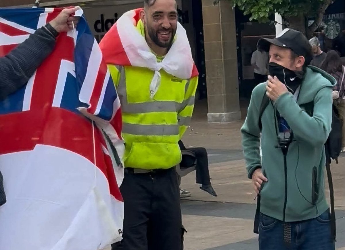 SpiderUncensor's tweet photo. These two bastards turn up to most of the far right protests in Coventry like the whole filthy circus was put on for them. 

Left one’s James White. Just got twenty-four years for a horrific campaign of domestic abuse. Right one’s his mate, the far right "auditor" DP Audits. And these are the ‘men’ who stand there screaming about protecting women and children.

Protect them from what. From themselves? From the same rot they drag through every street they film? 

Liars. Leeches. Flag-wrapped filth selling a fairy tale while one of them’s been locked up for what he actually does to a woman. The city’s drowning in this shit and still they get a crowd. I hate it here.

@dpaudits? Any comments you pathetic little cunt?

https://t.co/QKwrLCHJWj