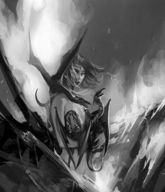 yanmingtings's tweet photo. love that every official artist who works on art for asoiaf depicts undeniably that all three dragons are dany’s https://t.co/kXtiVbwfZm