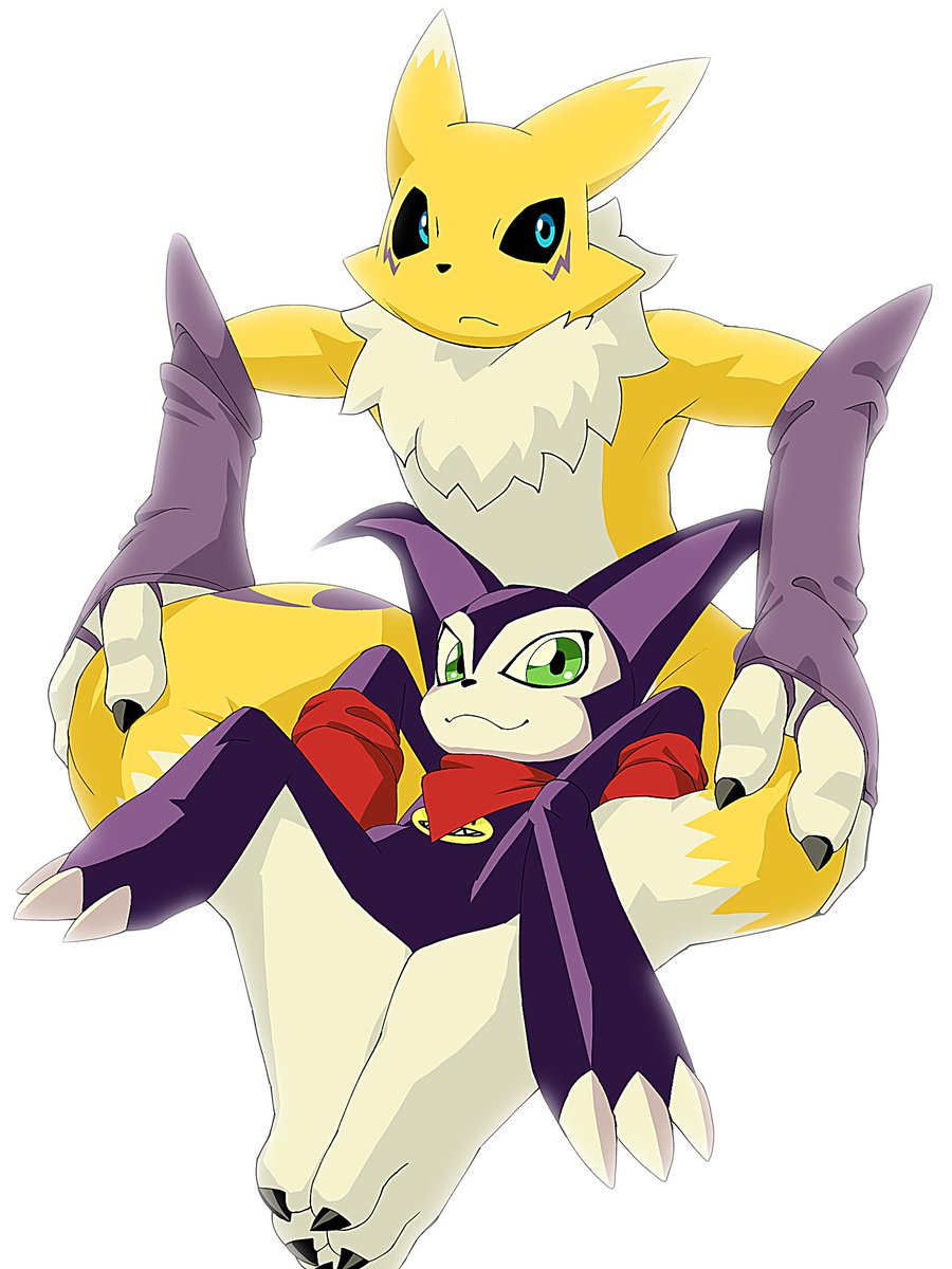vuidayonn's tweet photo. レナモンとインプモン https://t.co/8JmLTAhVDc