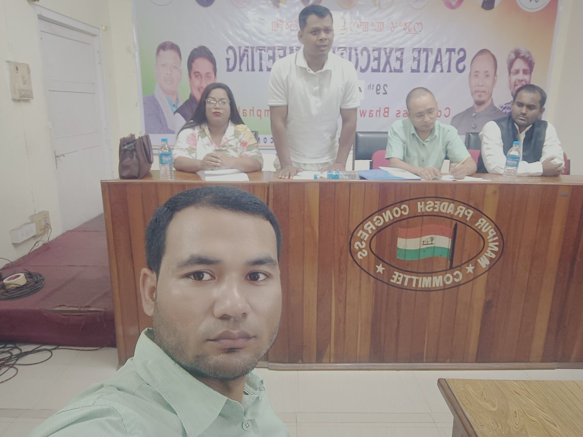 TajuddinShah12's tweet photo. State executive meeting at Congress bhavan Imphal Manipur https://t.co/41qnh2d1tX