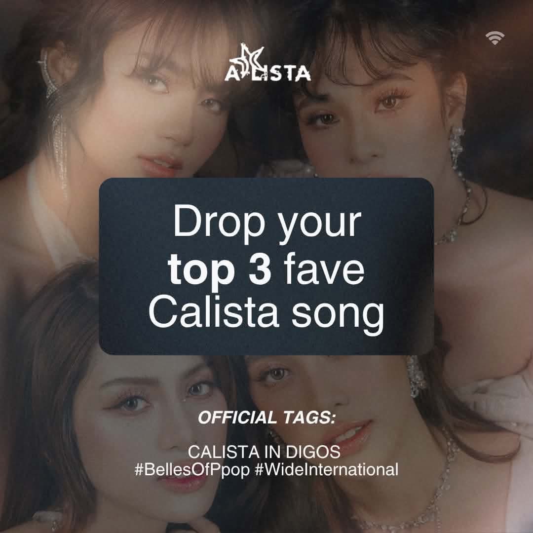 alistaofficial's tweet photo. @calistasocials What's your top 3 favorite Calista song?

CALISTA IN DIGOS 
@calistasocials
#BellesOfPpop
#WideInternational https://t.co/oj40OHpw8s