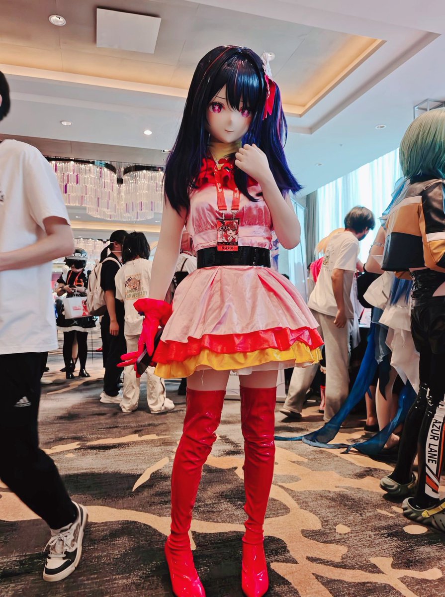 Sakuramo_Anshia's tweet photo. 爱酱稍微有点姿色就行了，倒不必美的如此满分
#kigurumi 
#星野爱 
＃长靴
#dollweekend https://t.co/JFcbVY1T72