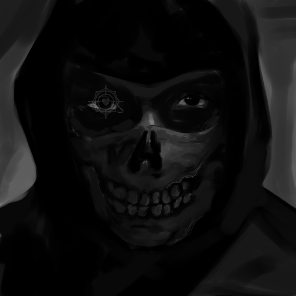 _UTTERLYINSANEE's tweet photo. Had the urge to draw Ghost https://t.co/1M1C7D4Q1t