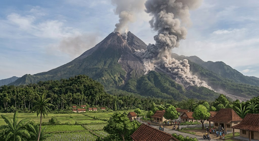 Sudagarannews's tweet photo. Merapi kembali luncurkan awan panas!
Sabtu (29/8), awan panas guguran meluncur sekitar 2 km ke arah barat daya. Status Merapi masih Siaga Level III.
Warga diminta menjauhi zona bahaya.
simak: https://t.co/0X6ma3gXwK
#Merapi #GunungMerapi #Siaga
Gambar ilustrasi https://t.co/vHn6NejzFc