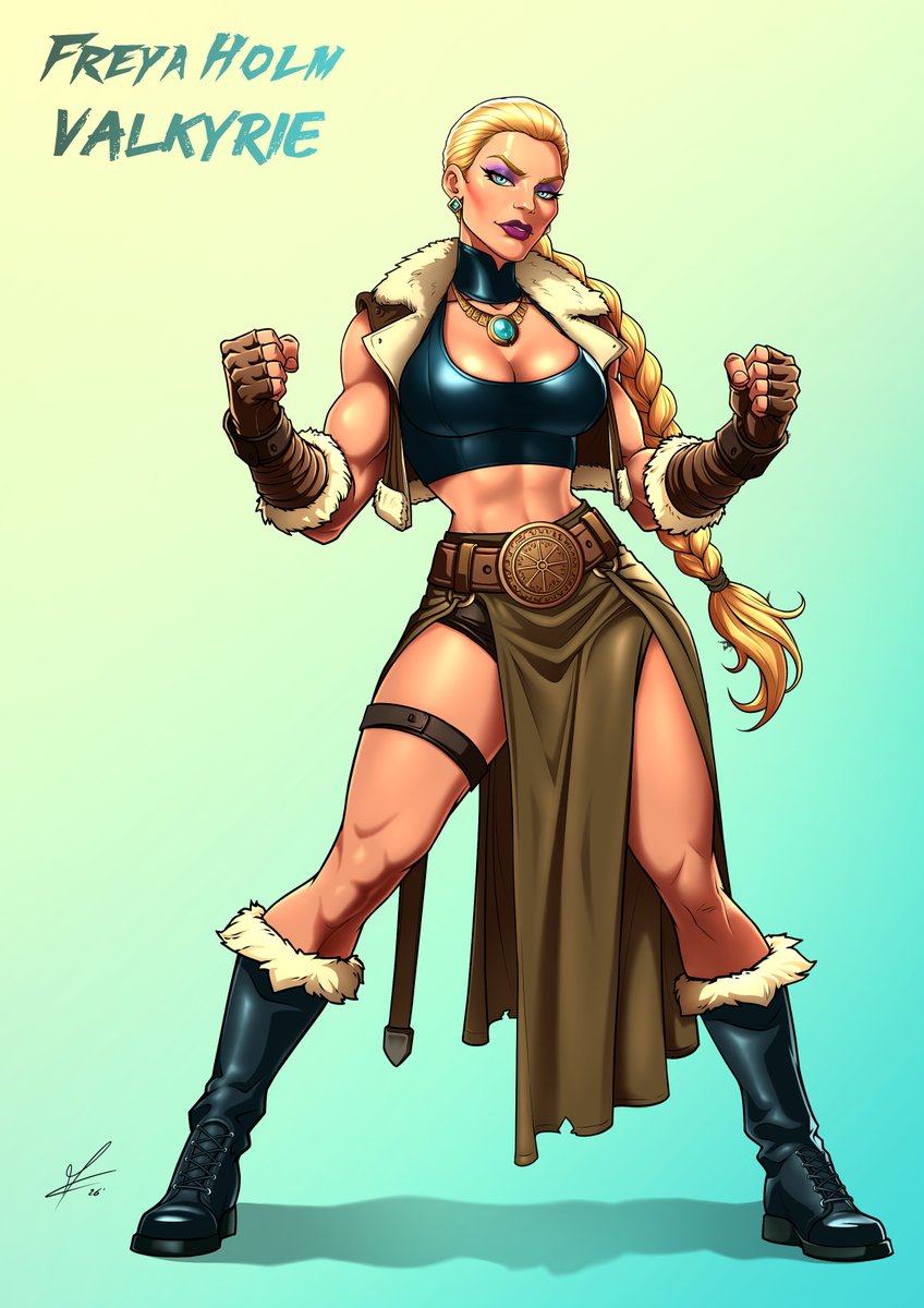 Inartemarco1's tweet photo. “Street warriors” concept art: This time it's Freya Holm's turn from Norway #illustration #art #digitalart #illustrator #design #artoftheday #digitalillustration #characterdesign #streetfighters #comicstyle #digitaldrawing https://t.co/S41BTU4KT1