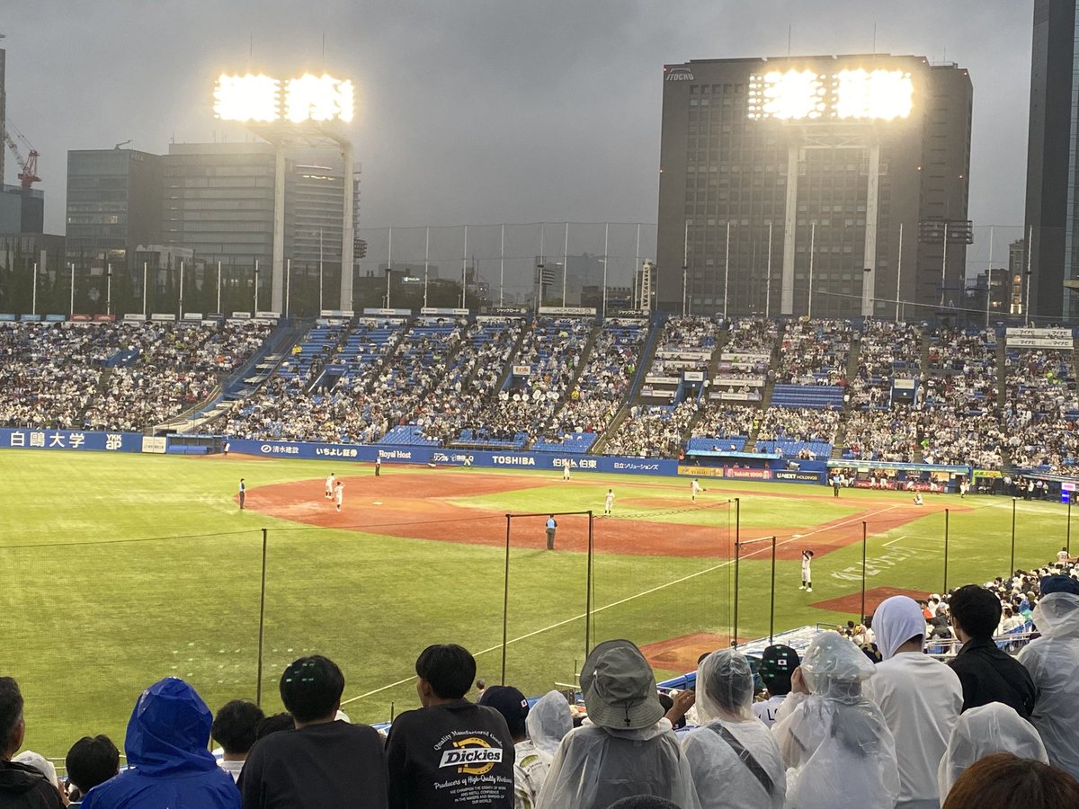 580726_Go's tweet photo. 壮行試合観戦に来ました！ https://t.co/6sCeSB8TON