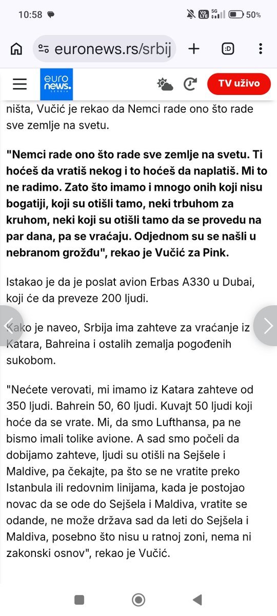 AndjelkaM's tweet photo. @n1srbija "Znate li koliko koštaju evakuacioni letovi???"

vs.

Šaljemo avione da prevezu pravosnažno osuđene ratne zločince (žive ili mrtve) u Srbiju, samo tada ćutimo i ne pominjemo ikakve troškove. 

👇 https://t.co/slTZ90OPXy
