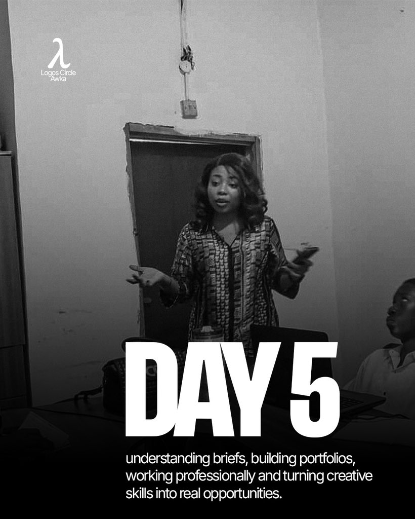 LogosCircleAwka's tweet photo. The final day brought everything together.
After four days of learning how to think about content, create it, produce it and manage it, the final question became:
Can you actually do this professionally? https://t.co/Jdm2saYxWs