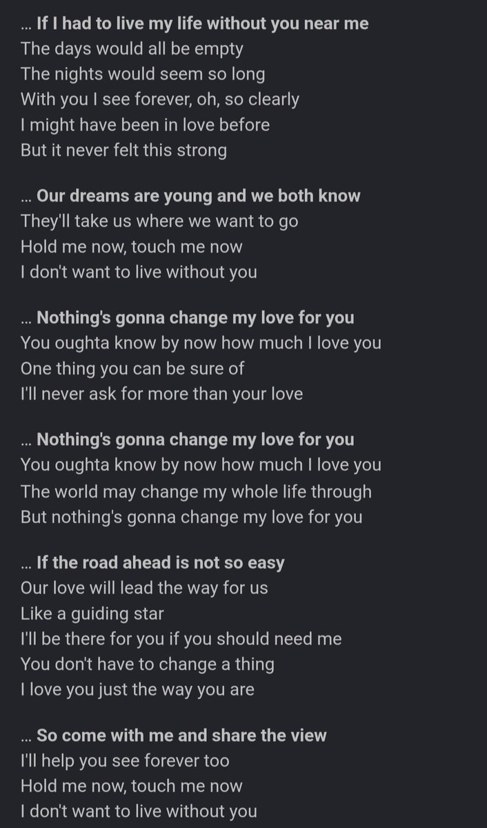jinnie0097's tweet photo. One song to describe NetJJ ✨️
🖤: Nothing’s Gonna Change My Love for You 🎶
//the way the lyrics really suit them somehow, a song about a deep unwavering love and commitment 🥹
LUAT SPECIAL MOMENT IN JAPAN
#LUATFansigninJapan #NETJJ https://t.co/pKMrFdBVfm