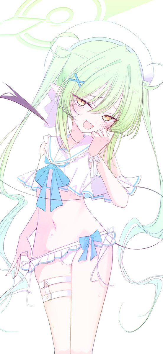 puteko_pano's tweet photo. セーラー水着ノゾミ
 #ブルアカ　#BlueArhcive https://t.co/6Lc4yWv8uD