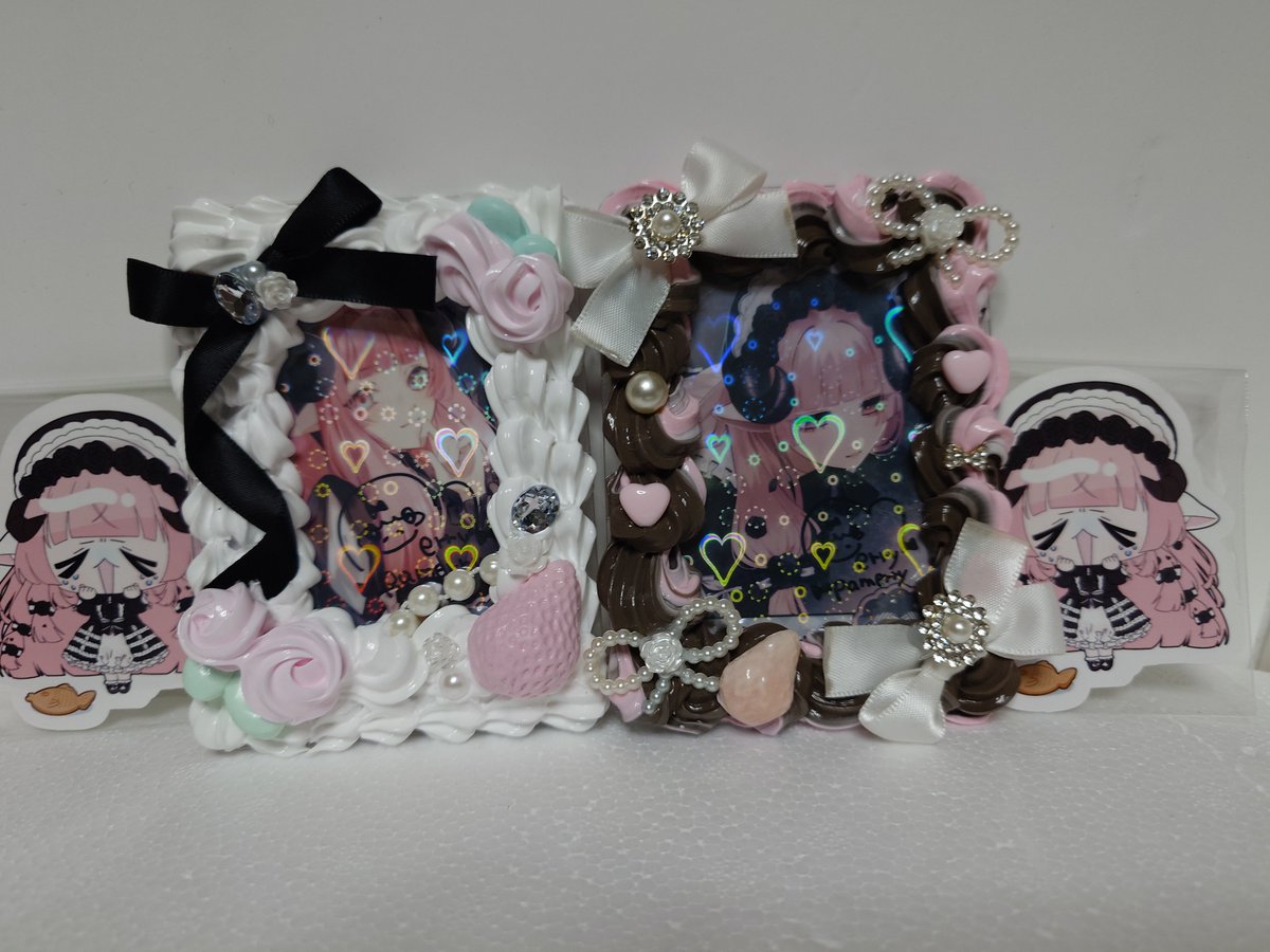 Killer_Cage1's tweet photo. めりぃぱめりぃ（@merrypamerry）さんから届いた！！

ささみん（@ssmn_0125）
と
ぱめりちゃん！

2人とも、このチェキはこのケースかなぁ？と迷いつつ考えながら選んだけど個人的に大満足！！ https://t.co/nabR3hJMCX