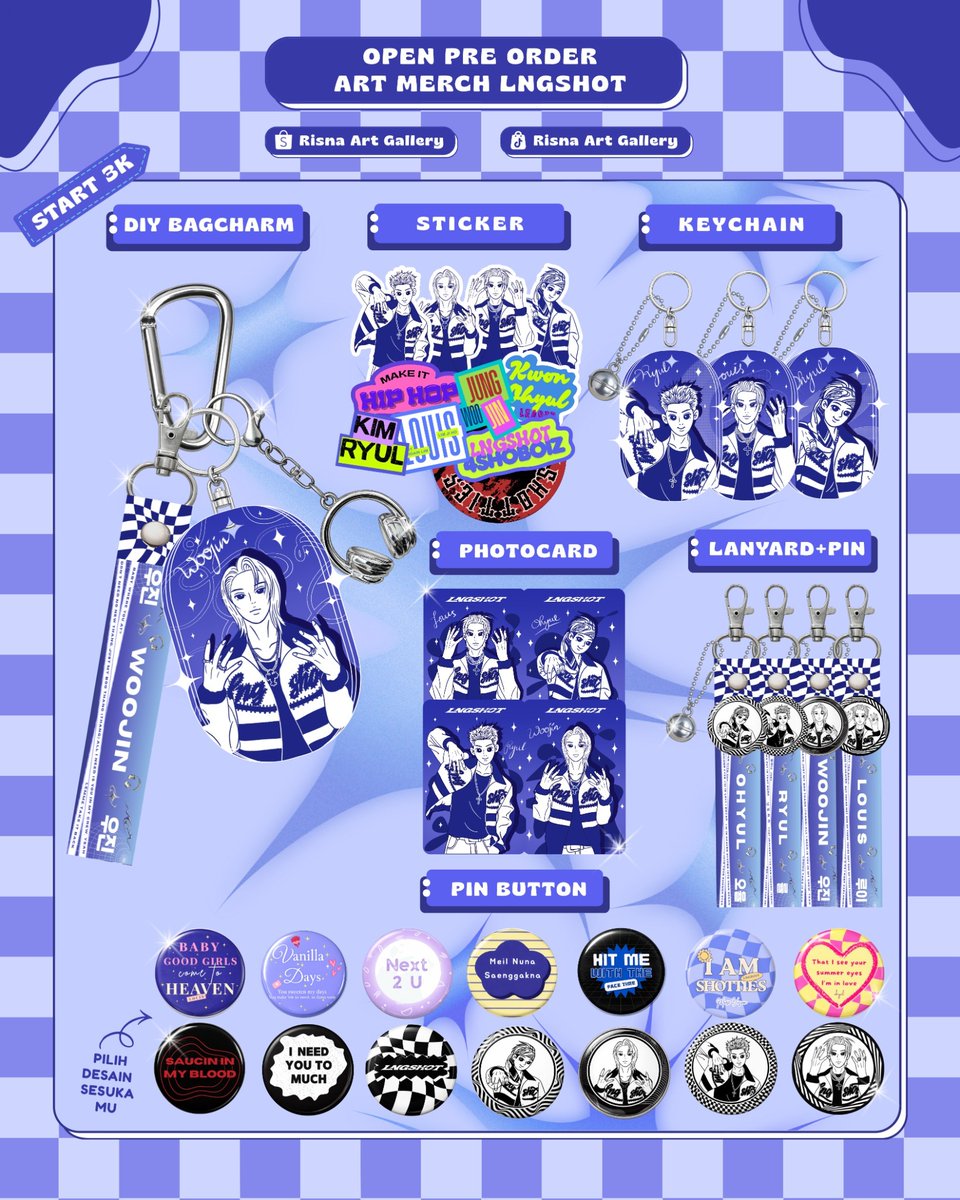 lngshotfess's tweet photo. [ 🔁/💗sangat dihargai ]

lngs! interest check 💭

Annyeong SHOTTIES 🤞🏻✨️

Rencananya besok minggu mau open po art merch LNGSHOT batch 3 nih, kira² disini adakah yang berminat ikutan po nya kah? 👀🙈
Kalau ada yg mau nnt kutag satu² yah waktu open 🤗
Terima kasih 🫶🏻 https://t.co/B46UafYJIZ