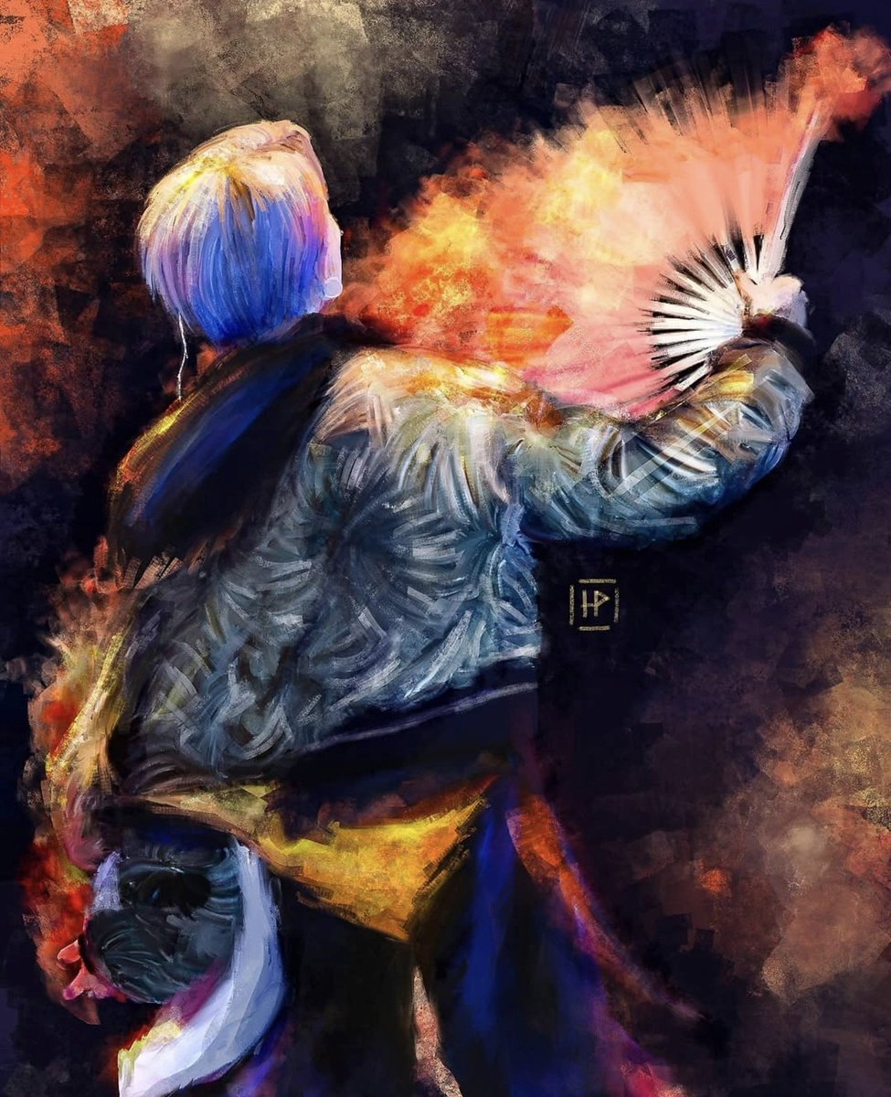 hoopki's tweet photo. I can't so I keep painting him https://t.co/4tOFQT1I9N