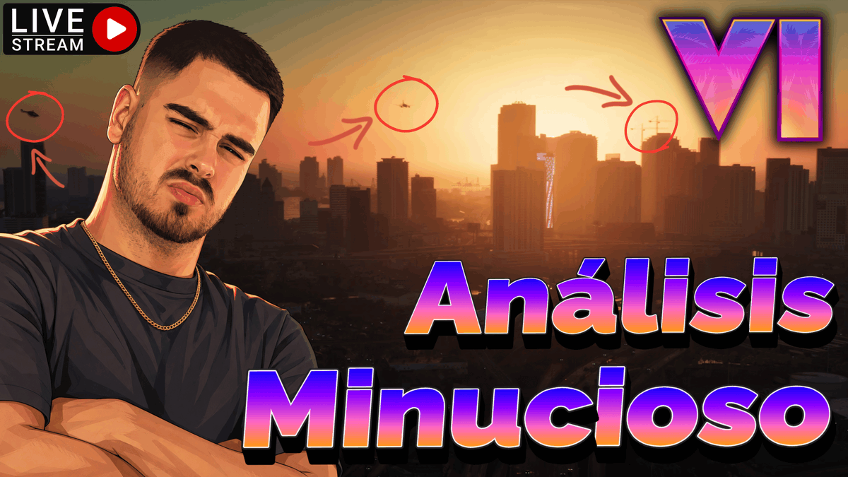 JulliverYT's tweet photo. Rockstars, hoy a las 21:00 (hora española) directo. 

Vamos ha analizar el Extended Look de GTA 6 completo, como es debido. Plano a plano y en 4K desde YouTube, sin la movie del DRM del jueves. 

Con calma y sin dejarnos nada. 🔔 #GTA6 #GTAVI

📎Directo: https://t.co/eFJaWMQwlg https://t.co/KxbVKKPfav