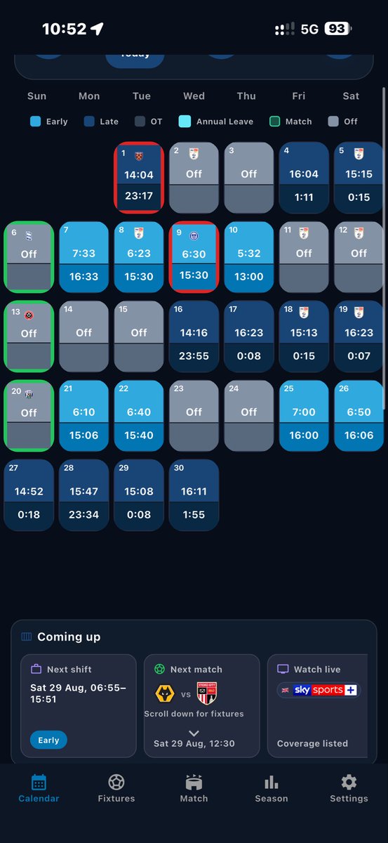 Rotamatchapp's tweet photo. #wolves in early action against #stoke

Wondering if you can make the games this year? Watch on tv? Enter your shifts and we will work it all out for you 

#efl #footballscores #livefootball #champ #fpl # https://t.co/b8jXEjWxkI