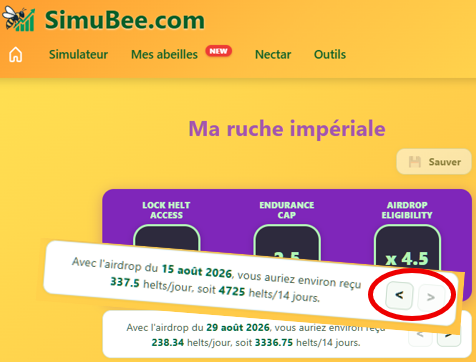 simubee_com's tweet photo. NEW: Second airdrop for Imperial Hive is done on @The_Life_Bomb 
https://t.co/OHHoZ0RAzJ lets you navigate through all airdrops to see how much you can expect in the next update.  Build your virtual Imperial Hive and discover how much HELTS you could receive! https://t.co/dnwgVhmOnP
