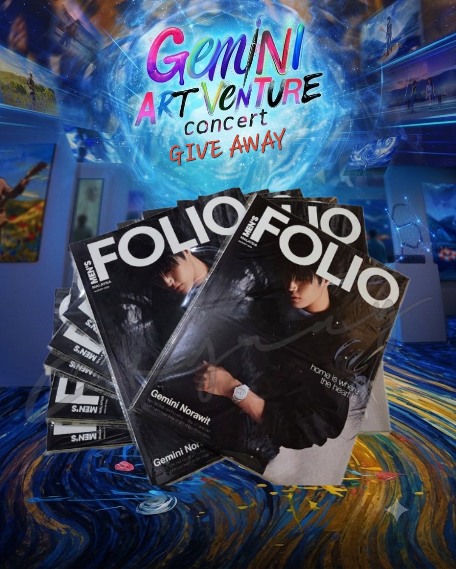 cikgray_'s tweet photo. ✩░▒▓▆▅▃▂▁ 𝐆𝐢𝐯𝐞𝐚𝐰𝐚𝐲 𝐟𝐨𝐫 #𝐆𝐞𝐦𝐢𝐧𝐢𝐂𝐨𝐧𝐜𝐞𝐫𝐭▁▂▃▅▆▓▒░✩

MENS FOLIO MALAYSIA - AUGUST 2026
♊︎☆𝙶𝙴𝙼𝙸𝙽𝙸 𝙽𝙾𝚁𝙰𝚆𝙸𝚃 𝙲𝙾𝚅𝙴𝚁☆♊︎

📅 4 September 2026
📍 Bitec Live
⏰️ -TBA-

🔰15 copies only🔰

‼️1st come, 1 served‼️

#GeminiConcert 
#Gemini_nt #เจมีไนน์