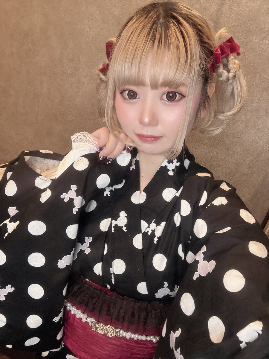 nonno_nanan's tweet photo. トイプードル柄かわちこい🐶
本日も浴衣イベント
絶対来てください🎀

遠隔あります
https://t.co/mnbGDZxm4R

 #コンカフェ #コンカフェ営業 #コンカフェ嬢 #遠隔 #浴衣 https://t.co/AsYeXzQEs1