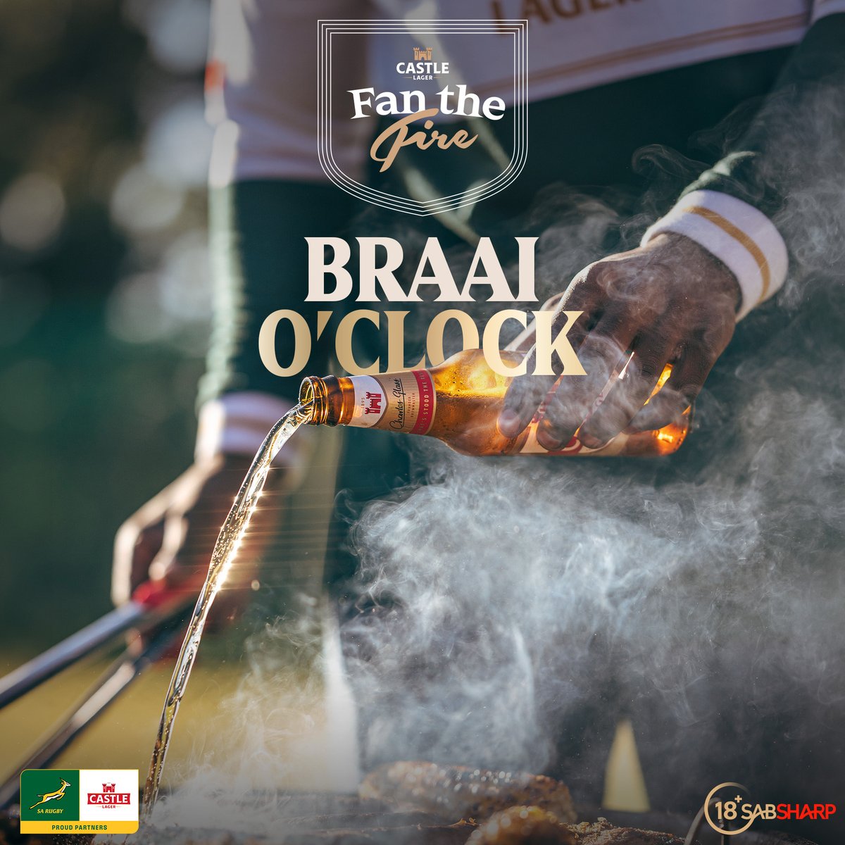 CastleLagerSA's tweet photo. As Mzansi's National Beer, we're calling it... 🏉​

Penalty for arriving empty-handed at the Game Day Braai. 🚨 Fair or unfair? ​

Sitshele for a chance to score a R250 Voucher to cover your next braai.​

#BraaiOClock #FanTheFire https://t.co/drfhzwDs1b