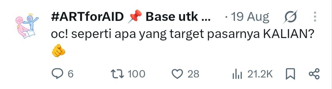 ocsbase2's tweet photo. sekarang octp! seperti apa yang target pasarnya KALIAN? 🫵 https://t.co/62KTeFYkJz