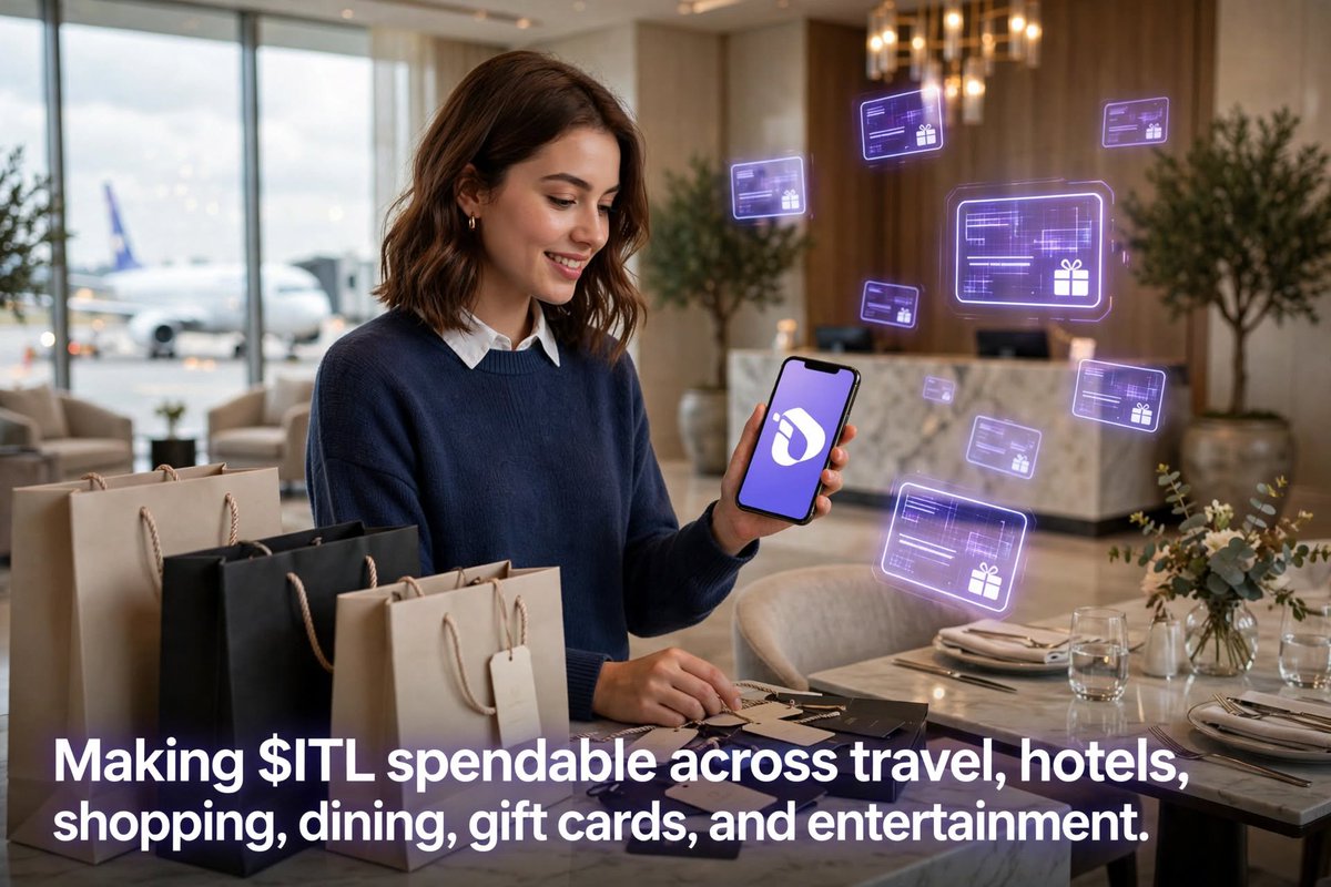 MaaruffT's tweet photo. Crypto has long promised seamless real-world spending, and InterLink is bringing that vision to life. By expanding $ITL utility into global travel, hotel bookings, shopping, dining, gift card purchases, and entertainment, the network transforms digital rewards into real-world lifestyle access.  
​Every step taken within the InterLink ecosystem builds toward everyday, frictionless commerce. Whether booking flights, grabbing dinner, or streaming entertainment, $ITL bridges decentralization and direct consumer adoption. As the network scales toward 10 million verified users, real utility remains the driving force.
​Key Takeaways:
​Real-World Commerce: Spend $ITL across global travel, hotel stays, retail outlets, and gift card platforms.
​Lifestyle Integration: Seamlessly transition from earning ITLG to spendingITL on daily expenses.
​Community Milestone: Powered by human verification and built for early supporters.

#InterLink #ITLG #ITL #WeAreTheFirst10MLinkers