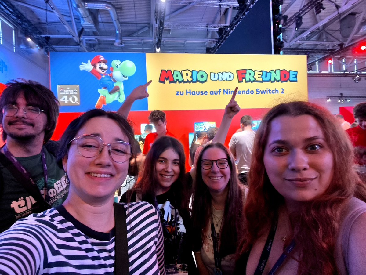 newnaccion's tweet photo. ✨️ Último día en la Gamescom 2026 ✨️

Nuestra estancia en la #gamescom llega a su fin y ya solo queda un día para que Mario y sus amigas™ vuelvan de regreso a España.

En nada nos pondremos manos a la obra para contaros en la revista todo lo que hemos vivido. Estad atentos. https://t.co/eM5LYOPlGT