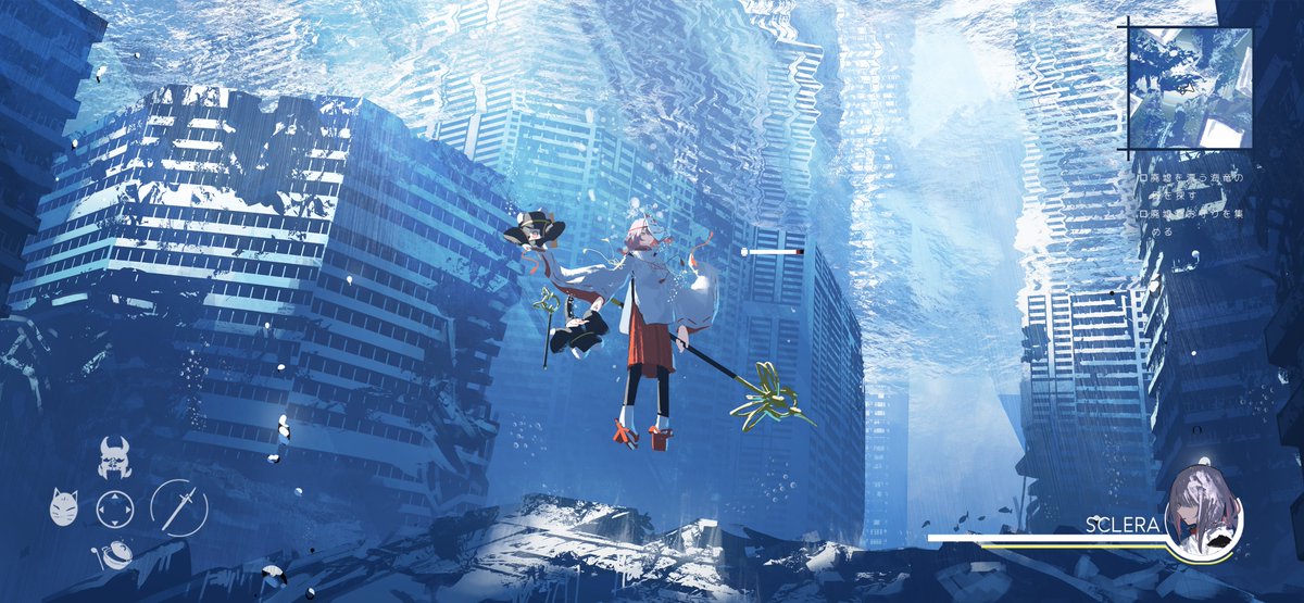 asteroid_ill's tweet photo. 水没した廃墟を探索するゲーム https://t.co/NPAOqzswQq