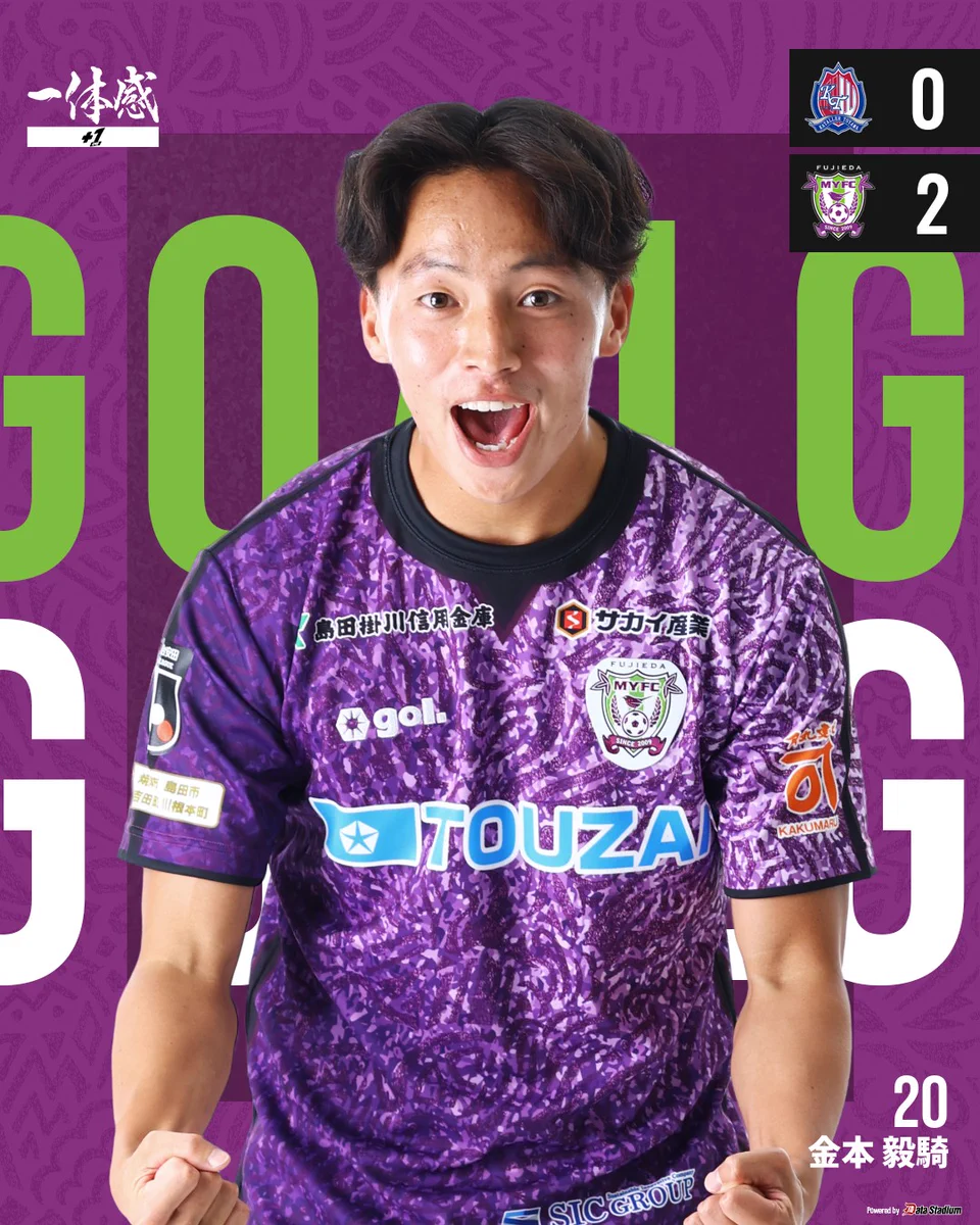 藤枝MYFC в X: „【8/29 #カターレ富山 戦】 GOOOOAL!!!⚽️ カターレ