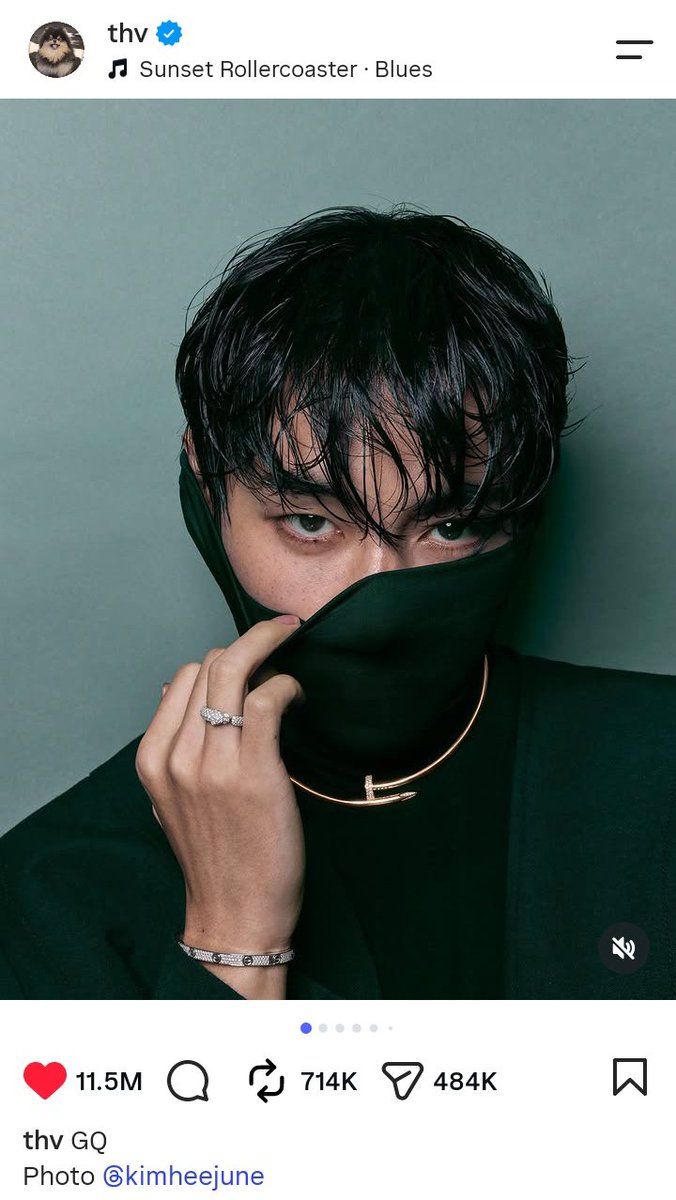 l0SBt's tweet photo. 1- V didn't tag Cartier unlike the others.
2- Both V's W korea and GQ magazines are sold out in all covers.
3- His reel is the 2nd most watched and most liked of all times on their official account.

Can 4th gen Idols stans stay in their lane and stop obsession with V? https://t.co/EZDg1eGVvN