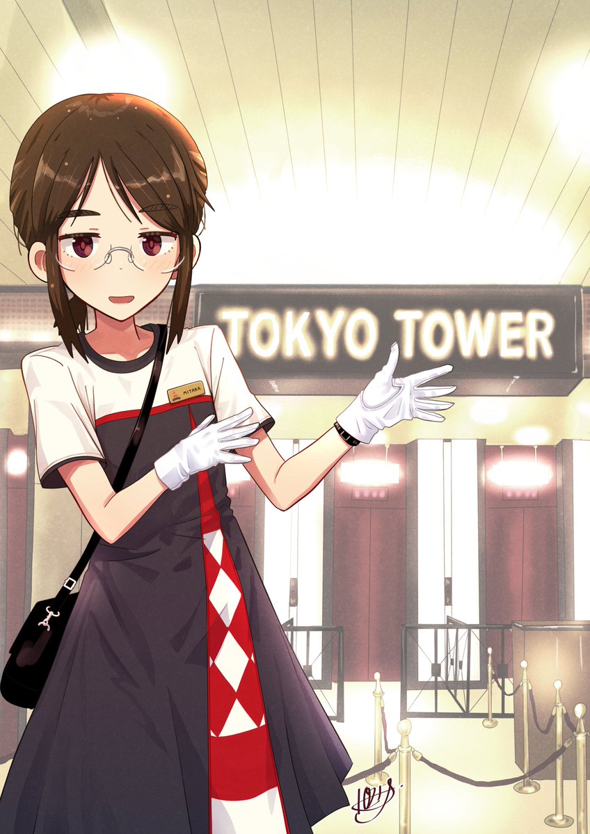 1021G's tweet photo. アテンダント系な衣装の三鷹さん集（◉◡◉） https://t.co/m9OvEActHc